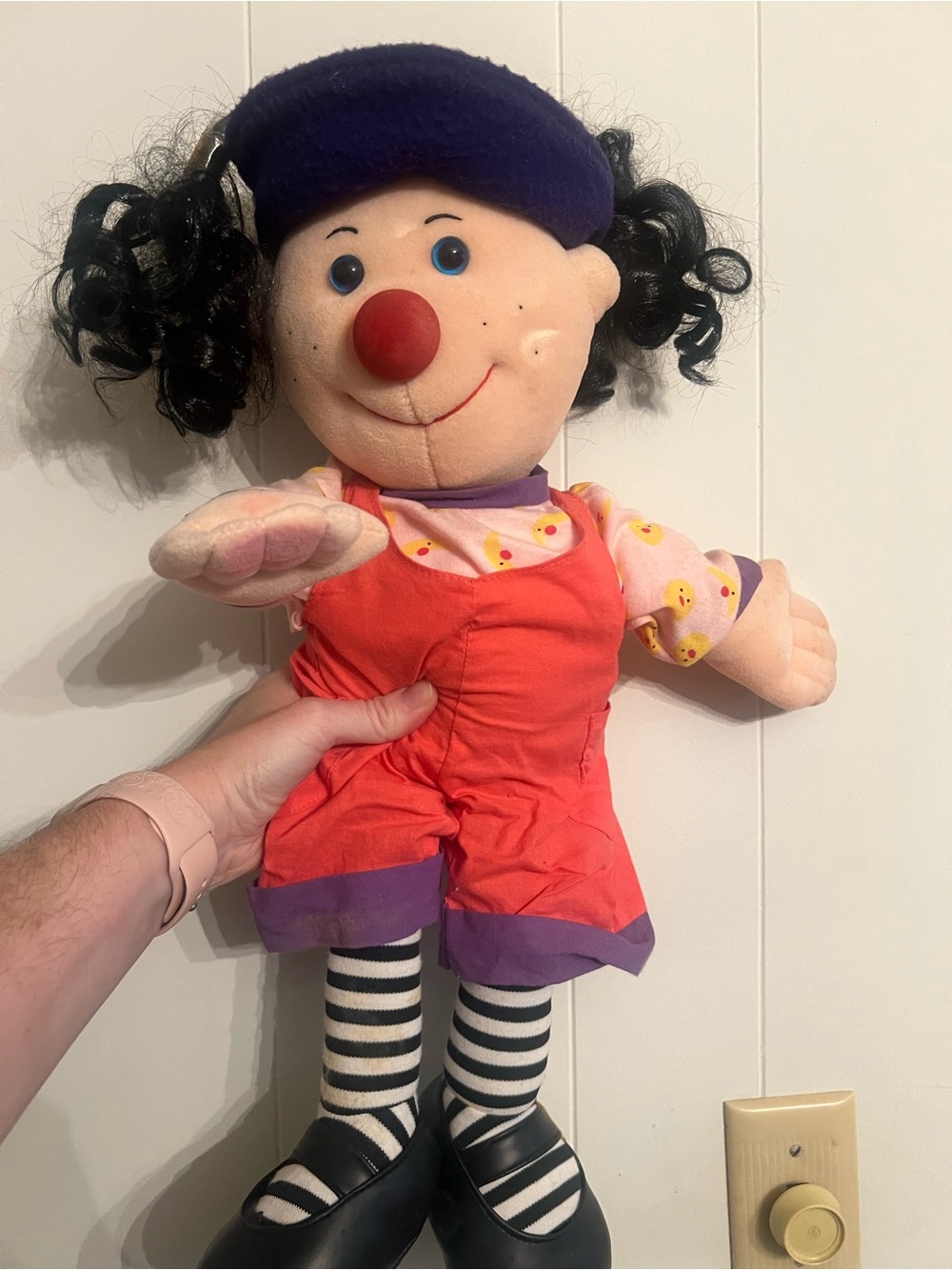 Vintage Big Comfy Couch Lynette PBS Kids Clown Doll